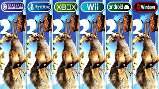 Ice Age 2 The Meltdown | GameCube vs PS2 vs Xbox vs Wii vs Android vs PC | Graphics Comparison