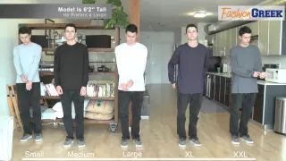 Men's Long Sleeve T-shirt Sizing Video