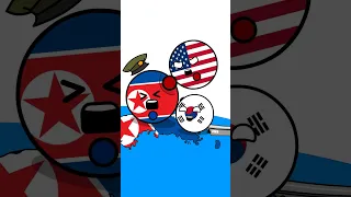 США помогает Южной Корее #countryballs