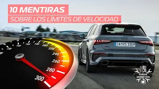 10 mentiras sobre los límites de velocidad