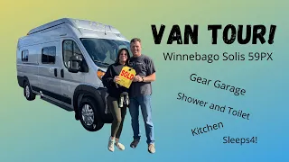 VAN TOUR! Winnebago Solis 59PX