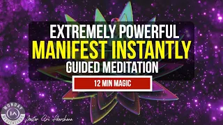 SPEED UP YOUR MANIFESTATION with Third Eye Portal Meditation | 12 Minutes Magic [MUST TRY!!]