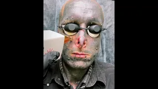 Удаление тату с лица для зомби боя tattoo removal