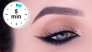 5 MINUTE Reverse Cat Eye Tutorial | Smokey Eyeliner