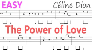 Céline Dion - The Power of Love Guitar Solo Tab+BackingTrack