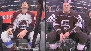 Nikita Zadorov vs Dion Phaneuf Apr 2, 2018