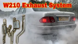 W210 Stainless Steel Exhaust System E300 Turbodiesel
