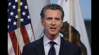 California Gov. Gavin Newsom news conference about the recall effort against him