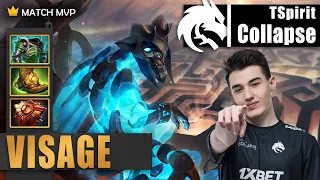 Visage Offlane | TSpirit.Collapse | HOW TO PLAY VISAGE OFFLANE AND WIN | 7.34c Gameplay Highlights