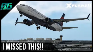 I MISSED THIS!! - Zibo 738 (KTPA-KATL-KMSY) | XP11