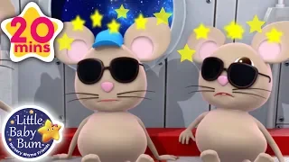 Learning Nursery Rhymes for Kids | Three Blind Mice | Little Baby Bum