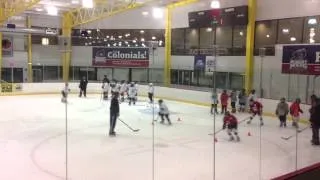 Ryan Ice tryout drill 2