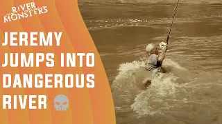 This Fish Is Human Sized! 😅 | River Monsters #shorts