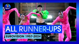 All Second Places/Runner Ups🥈 of Eurovision Song Contest (1957-2024)
