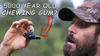 What does 5000 YEAR OLD Chewing Gum Taste Like? Let's find out!