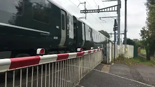 Steventon Causeway Level Crossing (Oxfordshire) Sunday 17.10.2021