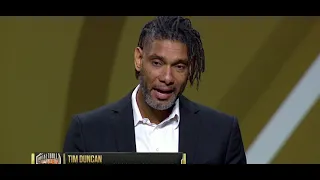 Tim Duncan's Hall of Fame Induction Speech 05/15/2021