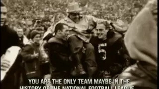 Vince Lombardi's Super Bowl II Pregame Speech - From ESPN Super Bowl Pregame Special