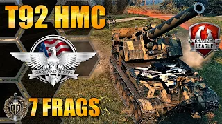 WoT T92 HMC ♦ 7 Frags ♦ SPG Gameplay Arty Review (2020)