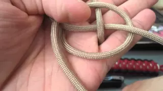 How to Tie the Ideal Paracord Lanyard Knot (Two Strand Diamond Knot)