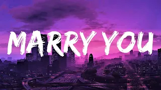 Marry you (lyrics) - Bruno Mars | Lyrics Video (Official)