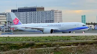 China Airlines A350 Takeoff