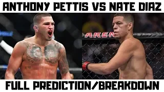 Anthony Pettis vs Nate Diaz Full Fight Prediction and Breakdown - UFC 241 Betting/Odds Tips