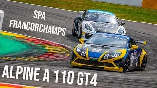 MA PREMIÈRE COURSE EN ALPINE A 110 GT4 !!! | A SPA FRANCORCHAMPS !