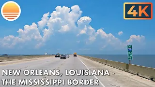 New Orleans, Louisiana to the Mississippi border! Drive with me!