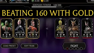 Boss Match 160 Fatal Edenian Tower with Gold Cards. MK Mobile From Zero #88