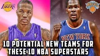 10 Potential New Teams For These 10 NBA Superstars