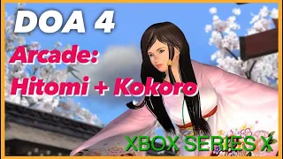 DEAD OR ALIVE 4: Hitomi & Kokoro XBOX SERIES X Story + Arcade  Play through