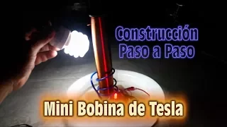 Construccion de Mini Bobina de Tesla - Muy Facil de hacer paso a paso