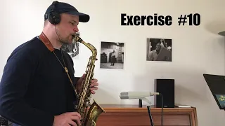 Basic Jazz Conception for Saxophone by Lennie Niehaus (Vol. 1) - Exercise #10