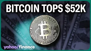 Bitcoin briefly climbs above $52K as ETF demand booms
