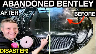 Abandoned Bentley Continental GTC Disaster Detail Huge Before and After Transformation!