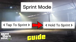 How To Change Hold To Sprint Mode on GTA 5