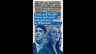 Truss and Sunak’s teams had worst transparency records in Whitehall | openDemocracy