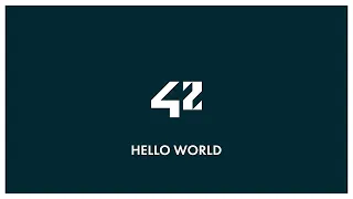 Hello world. Hello 42.