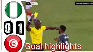 Tunisia vs Nigeria 1-0 highlights Goals AFCON cup 2021/22