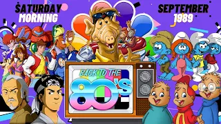 NBC Saturday Morning Cartoons | September 1989 | Full Episodes with Commercials