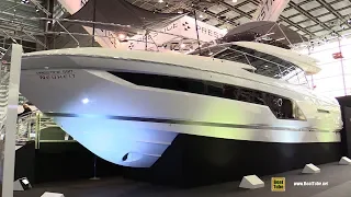 2019 Prestige 590 Luxury Yacht - Walkaround - Debut at 2019 Boot Dusseldorf
