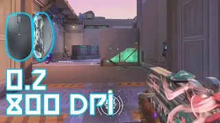 1:30 mins of calm aim ft. lamzu atlantis mini mouse cam