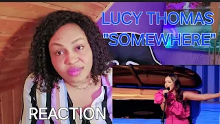 "Somewhere" - (There's a Place For Us) - West Side  Story  - Lucy  Thomas in Concert //Reaction