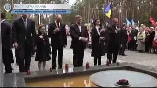 Repressions Victims Honoured: Ukraine's Poroshenko leads commemoration ceremony