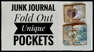 Junk Journal - Fold Out - Unique Pockets
