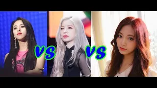 Twice Battle round 1 maknae line tzuyu vs dahyun vs chaeyoung - ranking in different categories