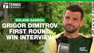 Grigor Dimitrov Sees Opportunity in Roland Garros Draw | 2024 Roland Garros First Round