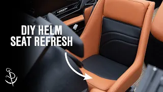 How to Upholster a Helm Seat for a Speedboat