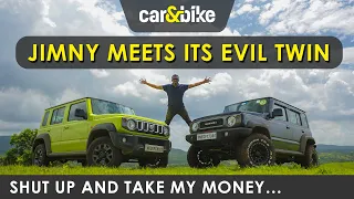 Maruti Suzuki Jimny Vs Modified Jimny: A day out with the Jimny and its evil twin! |Feature|OffRoad|